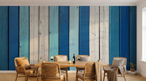 Design A0295 — Papier peint Bois Rustique Brun - Collection 1 — Novomur