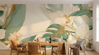 Design A0313 — Papier peint Palmier Tropical Vert - Collection 3 — Novomur