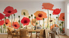 Design A0369 — Papier peint Coquelicots et Fleurs Sauvages — Novomur