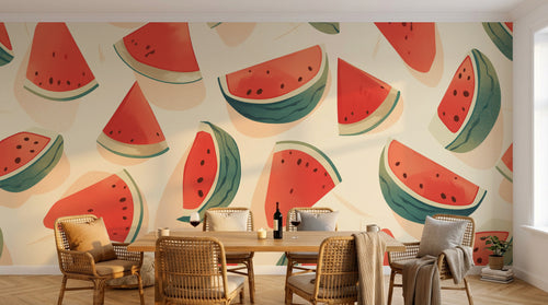 Design A0459 — Papier peint Fruits Agrumes - Collection 2 — Novomur