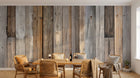 Design A0550 — Papier peint Bois Rustique Brun - Collection 1 — Novomur