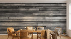 Design A0587 — Papier peint Bois Rustique Brun - Collection 1 — Novomur