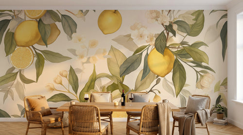 Design A0745 — Papier peint Fruits Agrumes - Collection 1 — Novomur