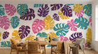 Design A0873 — Papier peint Palmier Tropical Pop Art Vif — Novomur
