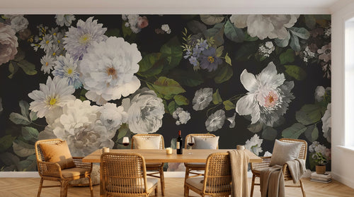 Design C0725 — Papier peint Floral Vintage Baroque — Novomur