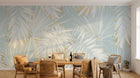 Design D0052 — Papier peint Palmier Tropical Vert - Collection 3 — Novomur