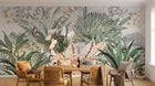 Design D0053 — Papier peint Palmier Tropical Vert - Collection 3 — Novomur