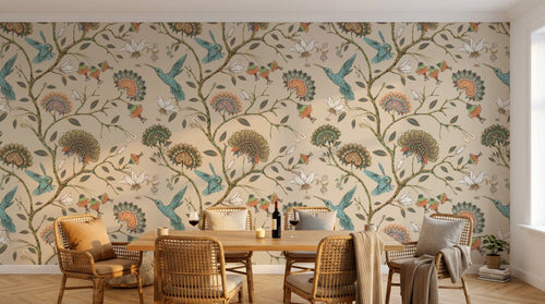 Papier peint Liberty Floral - Sur mesure - Design D0169