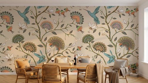 Design D0169 — Papier peint Liberty Floral Ditsy - Collection 1 — motif grand — Novomur