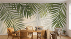 Design D0274 — Papier peint Palmier Tropical Vert - Collection 3 — Novomur
