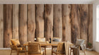Design D0995 — Papier peint Bois Rustique Brun - Collection 2 — Novomur
