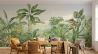 Design E0285 — Papier peint Palmier Tropical & Jungle Dense — Novomur