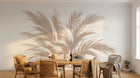 Design F0250 — Papier peint Palmier Tropical Vert - Collection 1 — Novomur