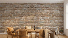 Design F0526 — Papier peint Brique Blanche — Novomur