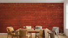 Design F0638 — Papier peint Brique Rouge — Novomur