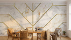Design SK0049 — Papier peint Marbre Géométrique — Novomur
