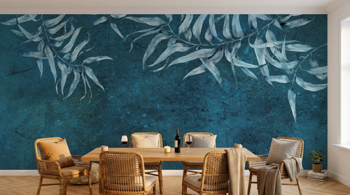 Design SK0113 — Papier peint Eucalyptus Botanique Sauge — Novomur