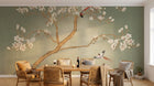 Design SK0166 — Papier peint Magnolia & Oiseaux — Novomur