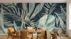 Design SK0176 — Papier peint Palmier Tropical Vert - Collection 2 — Novomur