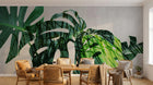 Design SK0440 — Papier peint Palmier Tropical Vert - Collection 4 — Novomur