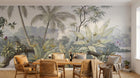 Design SK0551 — Papier peint Palmier Tropical & Jungle Dense — Novomur