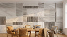 Design SK0647 — Papier peint Marbre Géométrique — Novomur