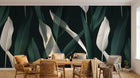 Design SK0704 — Papier peint Palmier Tropical Vert - Collection 2 — Novomur