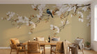Design SK0777 — Papier peint Cerisier Blanc et Prunier — Novomur