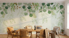 Design SK0858 — Papier peint Eucalyptus Botanique Sauge — Novomur