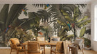 Design SL0006 — Papier peint Palmier Tropical & Jungle Dense — Novomur