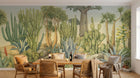 Design SL0708 — Papier peint Cactus agaves desert botanique aquarelle — Novomur