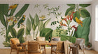 Design ZX0472 — Papier peint Palmier Tropical & Jungle Dense — Novomur