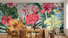 Design ZX0534 — Papier peint Palmier Tropical & Jungle Dense — Novomur