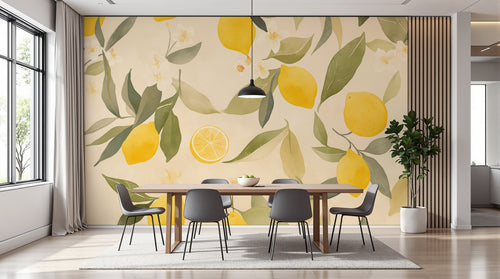 Design A0180 — Papier peint Fruits Agrumes - Collection 1 — Novomur