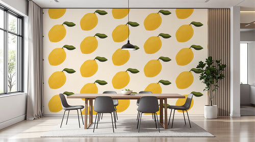 Design A0339 — Papier peint Fruits Agrumes - Collection 2 — Novomur