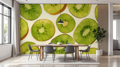 Design A0458 — Papier peint Fruits Agrumes - Collection 2 — Novomur