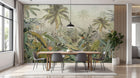 Design SK0265 — Papier peint Jungle Tropicale Dense Aquarelle — Novomur