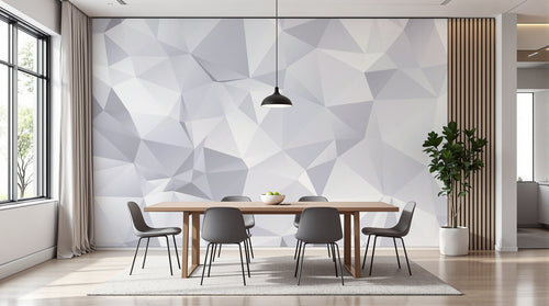 Design ZX0265 — Papier peint Géométrique Triangles et Losanges - Collection 6 — Novomur