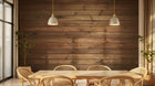 Design A0137 — Papier peint Bois Rustique Brun - Collection 1 — Novomur