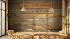 Design A0138 — Papier peint Bois Rustique Brun - Collection 2 — Novomur