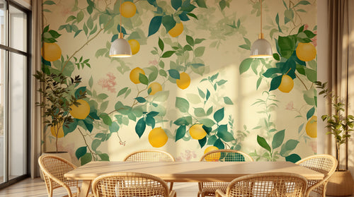 Design A0179 — Papier peint Fruits Agrumes - Collection 2 — Novomur