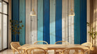 Design A0295 — Papier peint Bois Rustique Brun - Collection 1 — Novomur