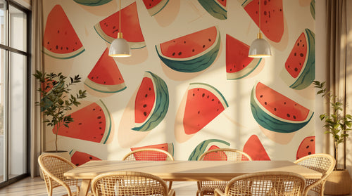 Design A0459 — Papier peint Fruits Agrumes - Collection 2 — Novomur