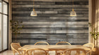 Design A0587 — Papier peint Bois Rustique Brun - Collection 1 — Novomur