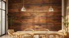 Design A0710 — Papier peint Bois Rustique Brun - Collection 1 — Novomur