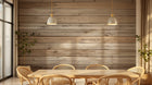 Design A0829 — Papier peint Bois Rustique Brun - Collection 1 — Novomur