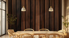 Design A0853 — Papier peint Bois Rustique Brun - Collection 2 — Novomur