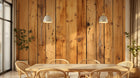 Design A0856 — Papier peint Bois Rustique Brun - Collection 2 — Novomur