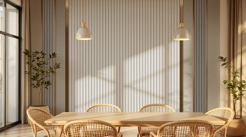 Design D0361 — Papier peint Bois Rustique Blanchi — Novomur