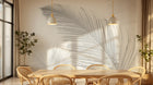 Design ZX0674 — Papier peint Plumes blanches gros plan minimaliste — Novomur